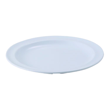 Plate Round White Melamine 7-7/8" Diameter - One Dozen