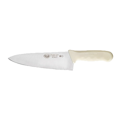 Chef's Knife Stamped 8" No-Stain German Steel Blade with Brown Polypropylene Handle