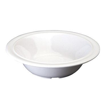 Soup/Cereal Bowl 12 oz. White Melamine 6-3/8" Diameter - One Dozen