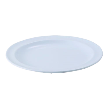 Plate Round White Melamine 6-3/8" Diameter - One Dozen