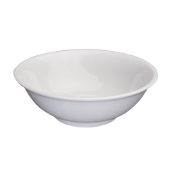 Bowl 52 oz. White Melamine 8-1/2" Diameter - One Dozen