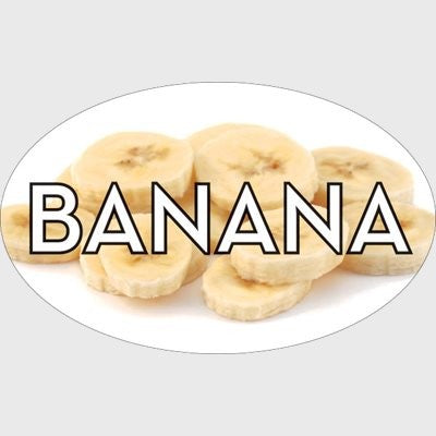 Standard Flavor Label Banana - 500/Roll