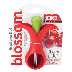 HIC Joie Blossom Cherry Pitter 4" Red ABS Plastic /Zinc Alloy