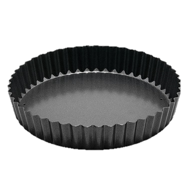 superior-equipment-supply - Winco - Quiche Pan Non Stick Fluted Removable Bottom 8"