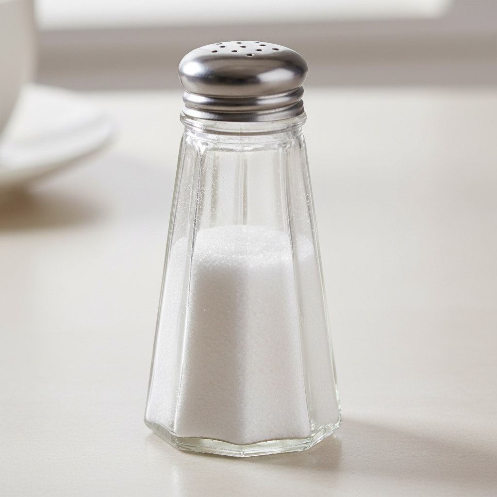 superior-equipment-supply - Winco - Paneled Glass Shaker With Mushroom Top 3 oz