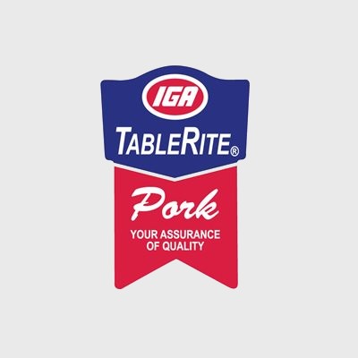 Pork Label IGA TableRite Pork - 500/Roll