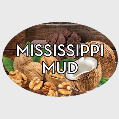 Standard Flavor Label Mississippi Mud - 500/Roll