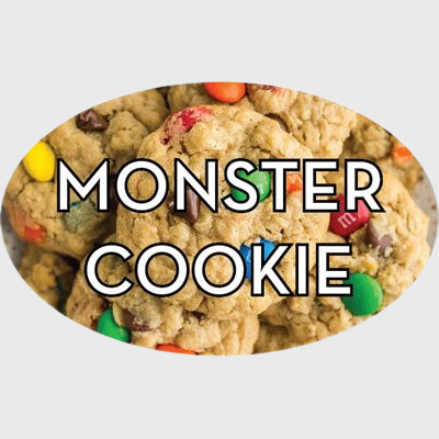 Standard Flavor Label Monster Cookie - 500/Roll