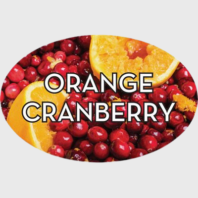 Standard Flavor Label Orange Cranberry - 500/Roll