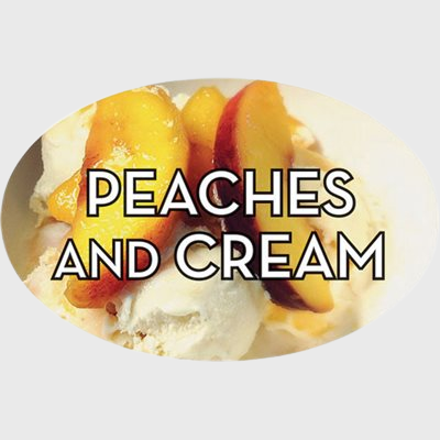 Standard Flavor Label Peaches and Cream - 500/Roll