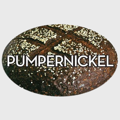 Standard Flavor Label Pumpernickle - 500/Roll