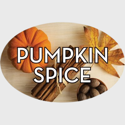 Standard Flavor Label Pumpkin Spice - 500/Roll