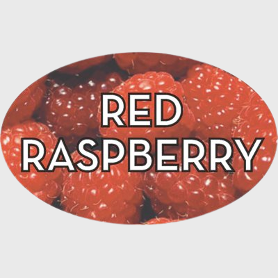 Standard Flavor Label Red Raspberry - 500/Roll