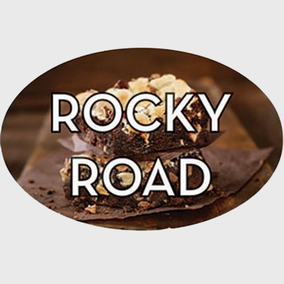 Standard Flavor Label Rocky Road - 500/Roll