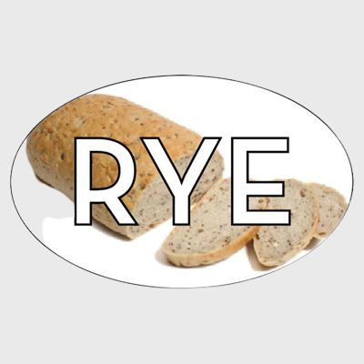 Standard Flavor Label Rye - 500/Roll