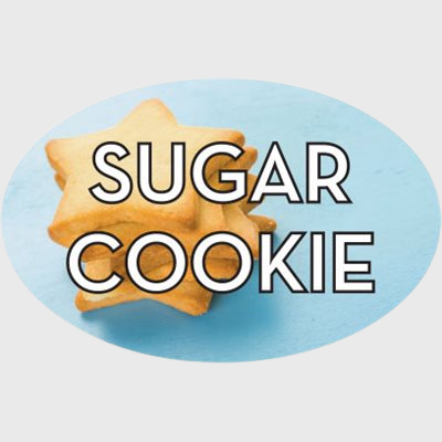 Standard Flavor Label Sugar Cookie No Frosting - 500/Roll