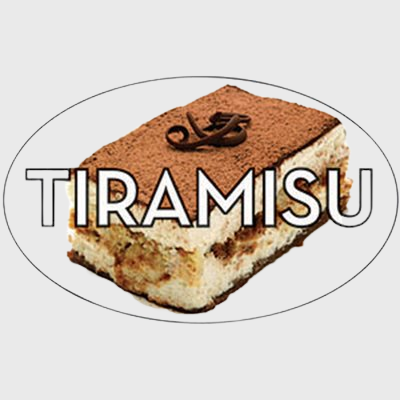 Standard Flavor Label Tiramisu - 500/Roll