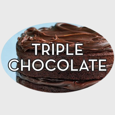 Standard Flavor Label Triple Chocolate - 500/Roll