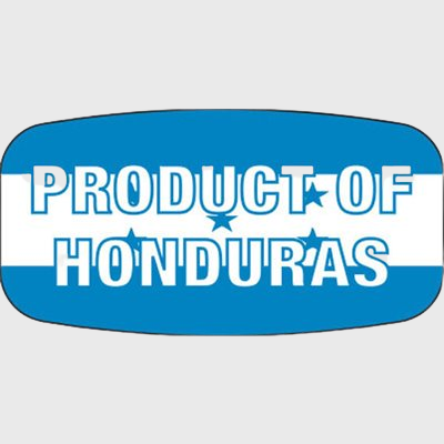Country Of Origin Label Product of Honduras - 1,000/Roll