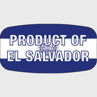 Country Of Origin Label Product of Salvador - 1,000/Roll