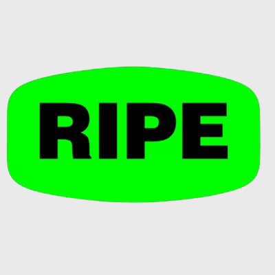 Produce Label Ripe - 1,000/Roll