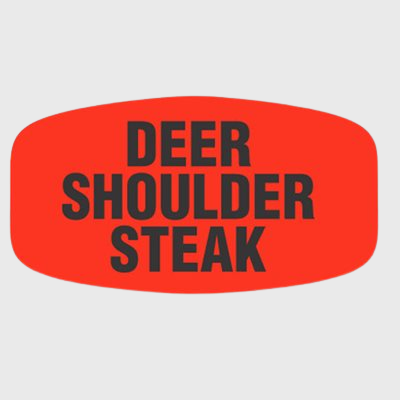 Game Label Deer Shoulder Steak - 1,000/Roll