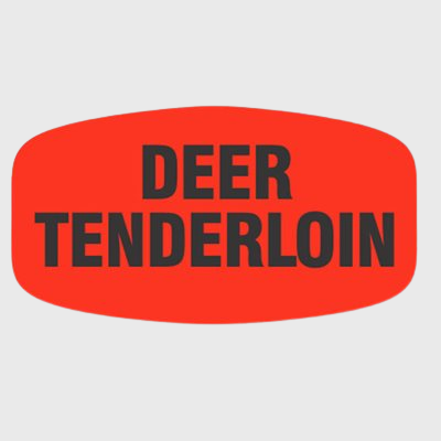Game Label Deer Tenderloin - 1,000/Roll