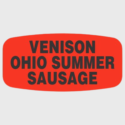 Game Label Venison Ohio Summer Sausage - 1,000/Roll