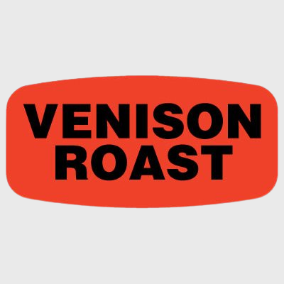 Game Label Venison Roast - 1,000/Roll