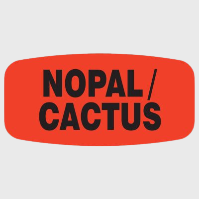 Spanish Label Cactus / Nopal - 1,000/Roll