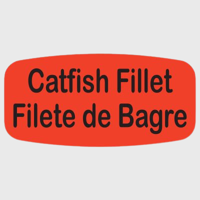 Spanish Label Catfish Fillet - Filete De Bagre - 1,000/Roll
