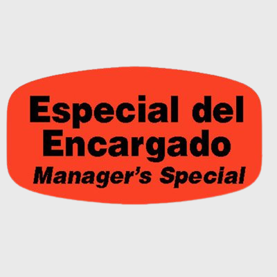 Spanish Label Especial Del Encargado - 1,000/Roll