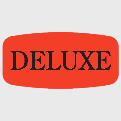 Short Oval Label Deluxe - 1,000/Roll