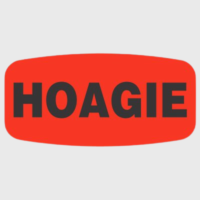 Short Oval Label Hoagie - 1,000/Roll
