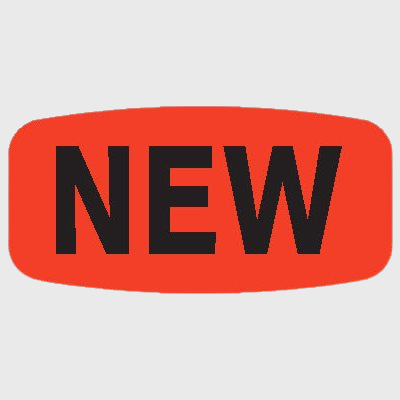 Short Oval Label New - 1,000/Roll