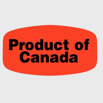 Country Of Origin Label Product of Canada - 1,000/Roll