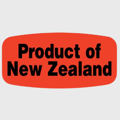 Country Of Origin Label Product of New Zealand - 1,000/Roll