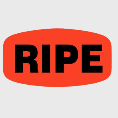 Produce Label Ripe - 1,000/Roll
