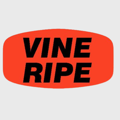 Produce Label Vine Ripe - 1,000/Roll