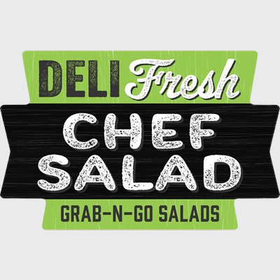 Grab & Go Label Deli Fresh Chef Salad - 500/Roll