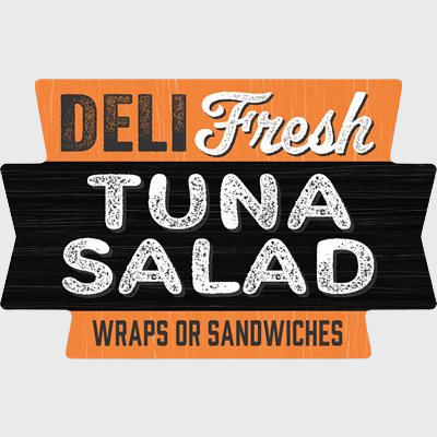 Grab & Go Label Deli Fresh Tuna Salad Wrap / Sandwich - 500/Roll
