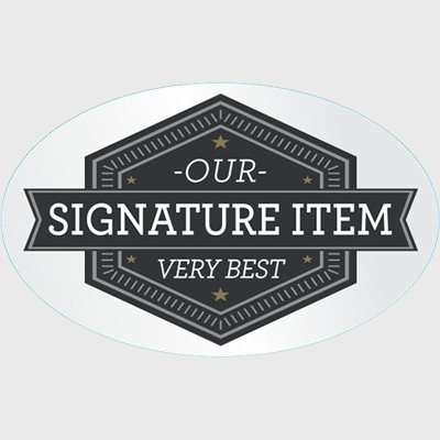 Specialty Bakery Label Signature Item / Our Very Best - 500/Roll