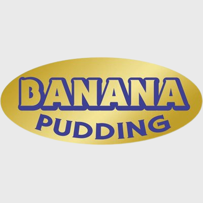 Gold Foil Label Banana Pudding - 500/Roll