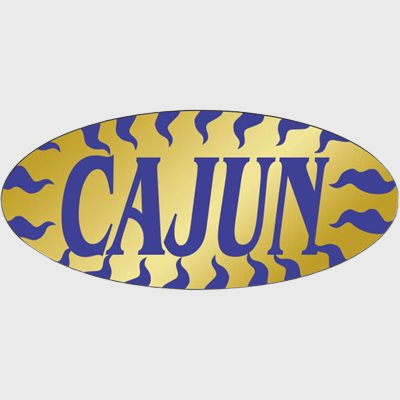 Gold Foil Label Cajun - 500/Roll