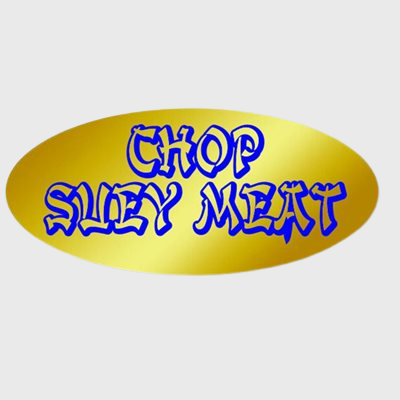 Gold Foil Label Chop Suey Meat - 500/Roll
