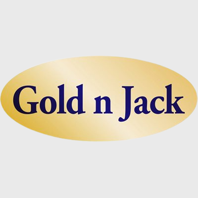 Gold Foil Label Gold n Jack - 500/Roll