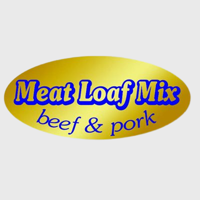 Gold Foil Label Meat Loaf Mix Beef & Pork - 500/Roll