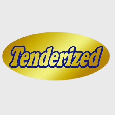 Gold Foil Label Tenderized - 500/Roll