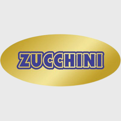 Gold Foil Label Zucchini - 500/Roll