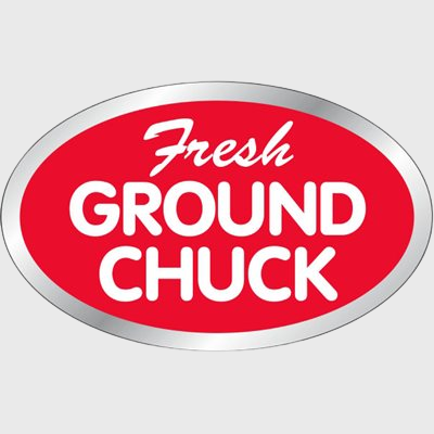 Beef Label Fresh Ground Chuck - 500/Roll